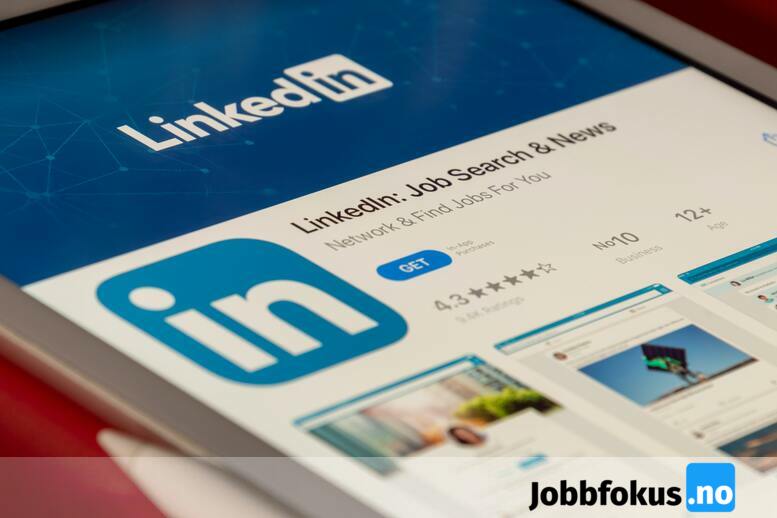 Bilde av LinkedIn jobbsøk med jobbfokus logo