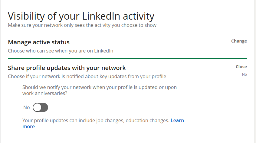 visibility-of-your-linkedIn-activity